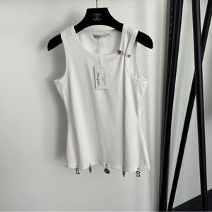 schiaparelli white tank top